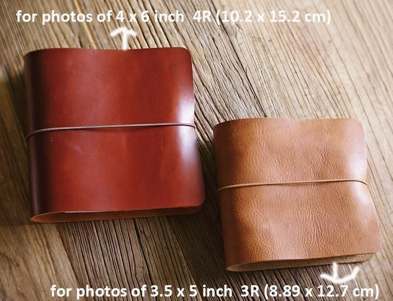 Mini Leather Photo Album 4x6