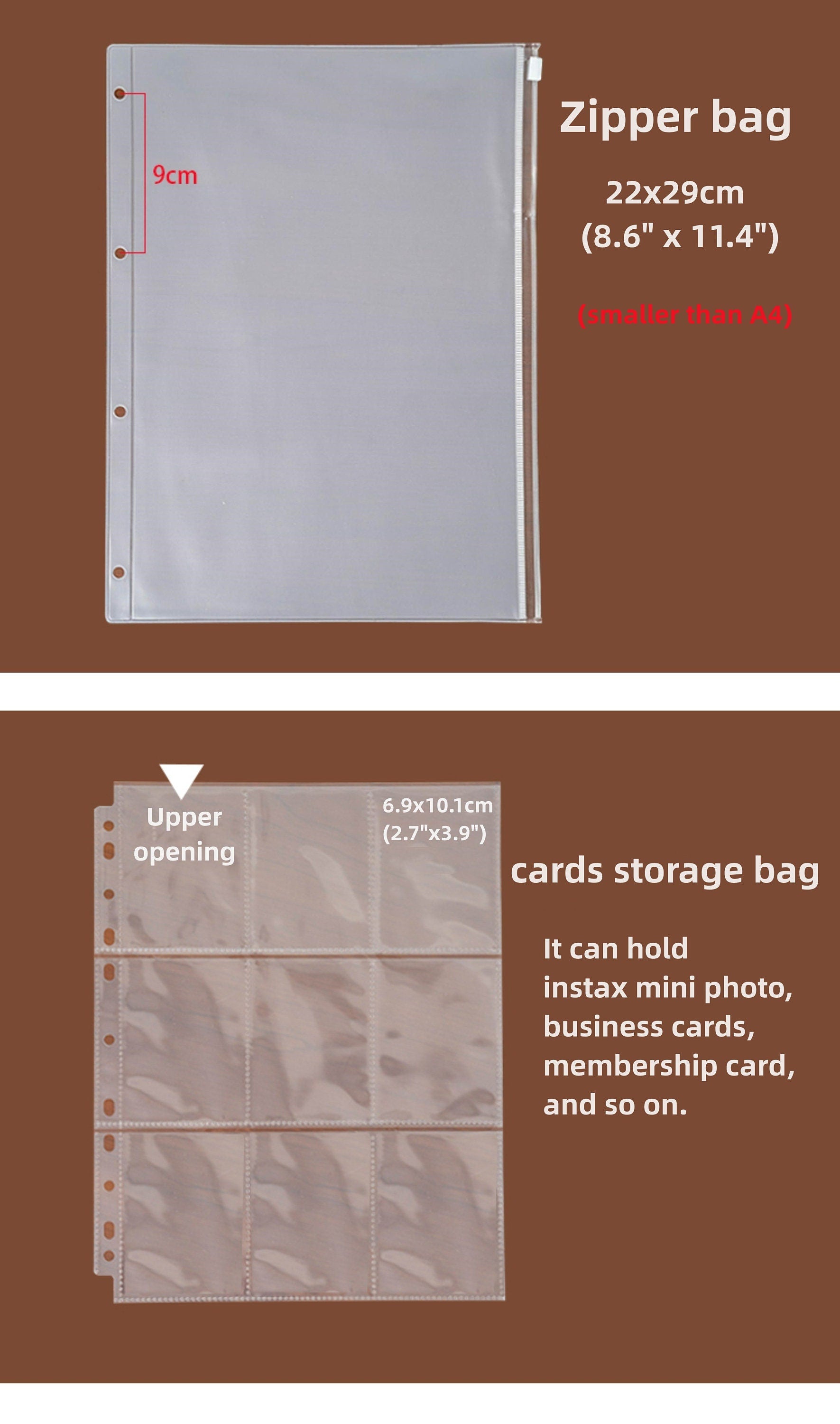 A4 Fabric Document Binder Embroidered File Organizer Pocket Photo Album 5x7 Fresh Pregnancy Test Booklet Loose-leaf Paperwork Storage Book