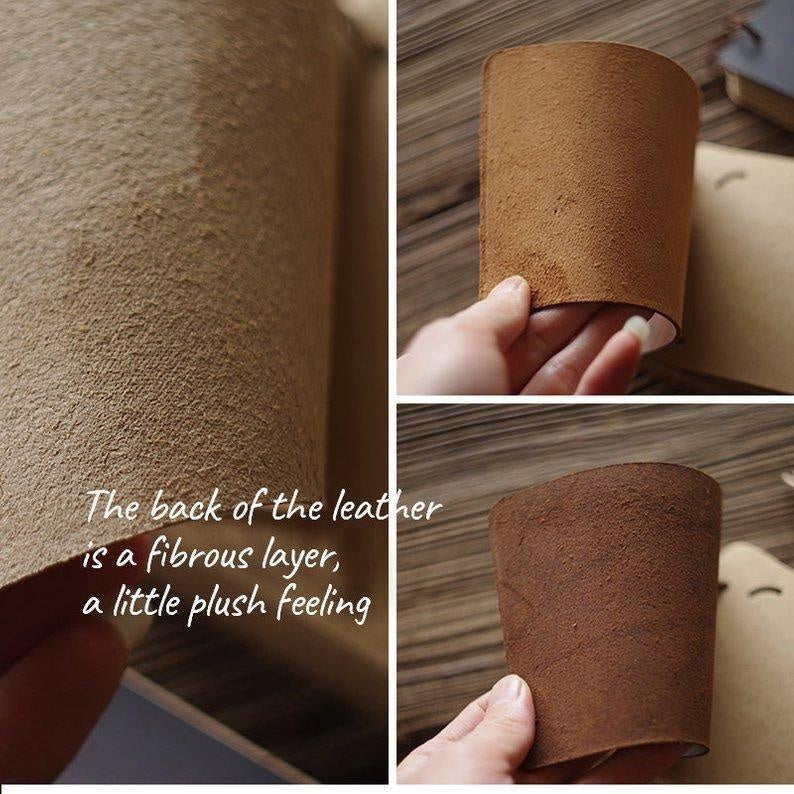Portable Leather Scrabpook