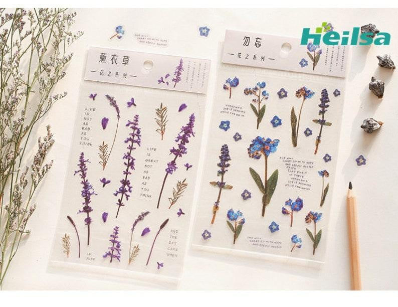 Nature Flower Stickers