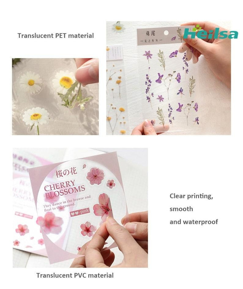 Nature Flower Stickers