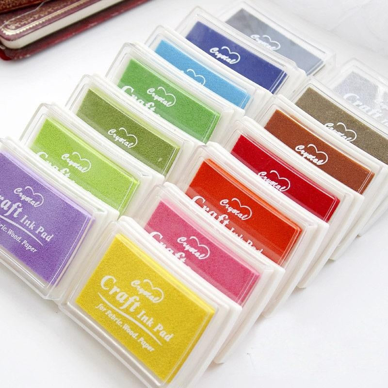 15 Colors Water-based Pigment Ink Pad