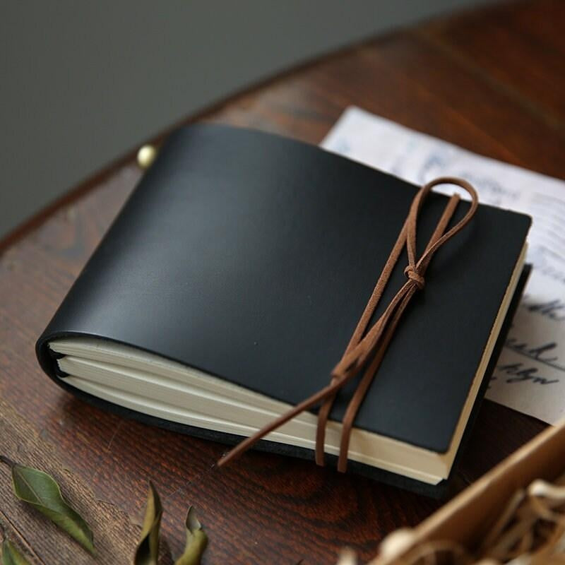 Mini Handmade Leather Journal