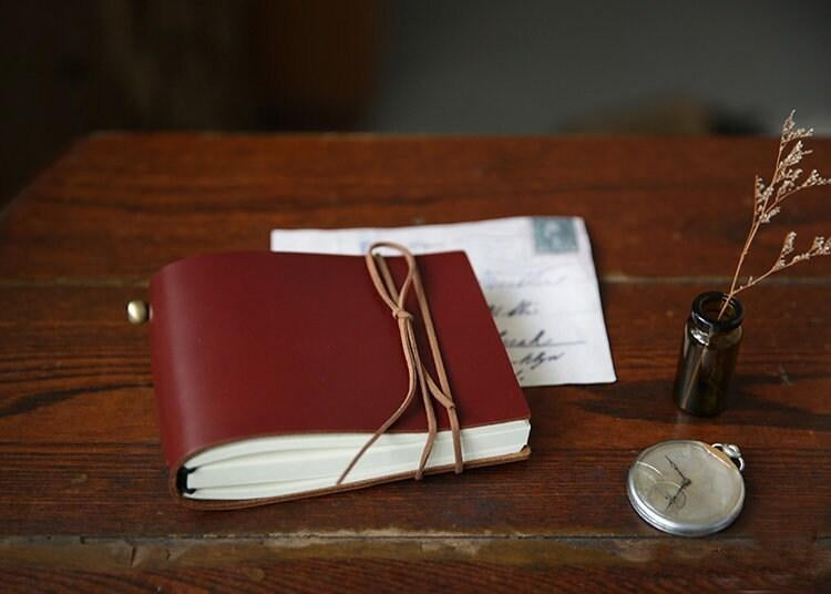 Mini Handmade Leather Journal