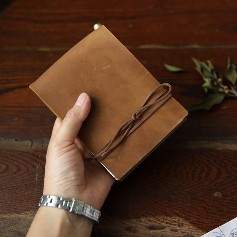 Mini Handmade Leather Journal