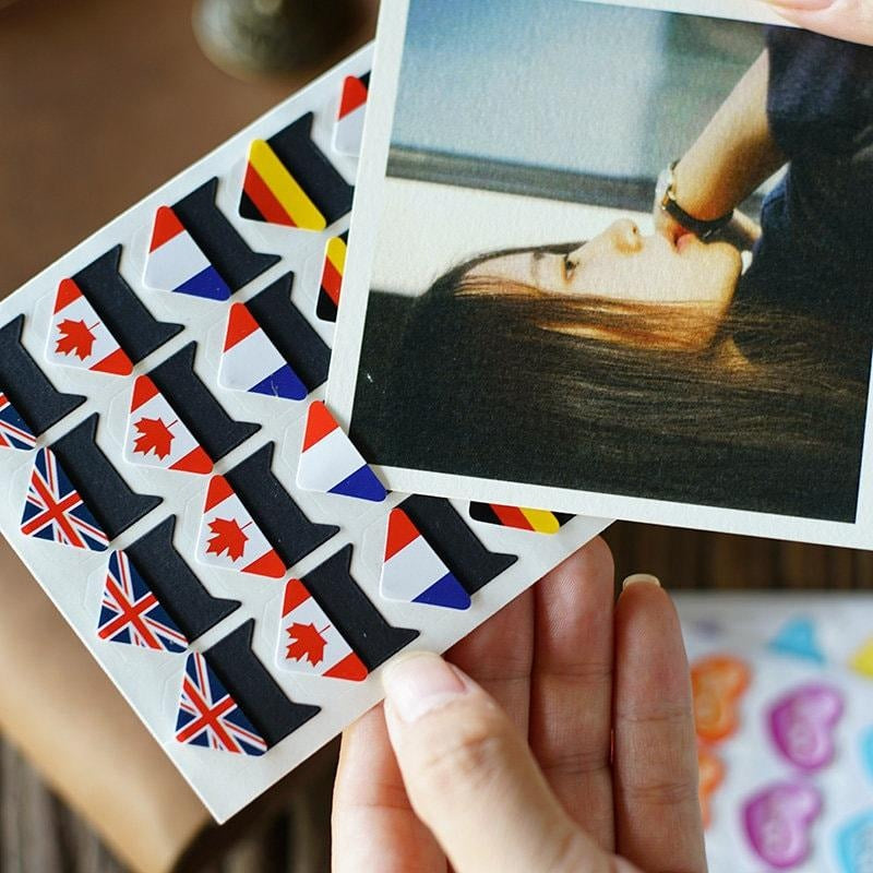 Colorful Adhesive Photo Stickers