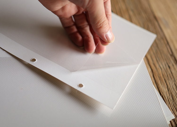 3 Hole Self-adhesive Paper Sheets