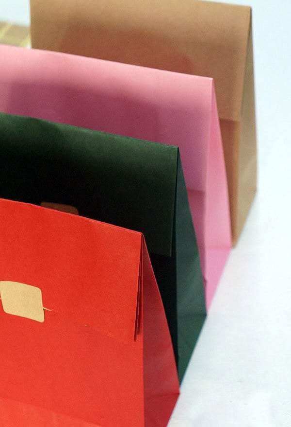 Colorful Gift Paper Bags 3 Sizes