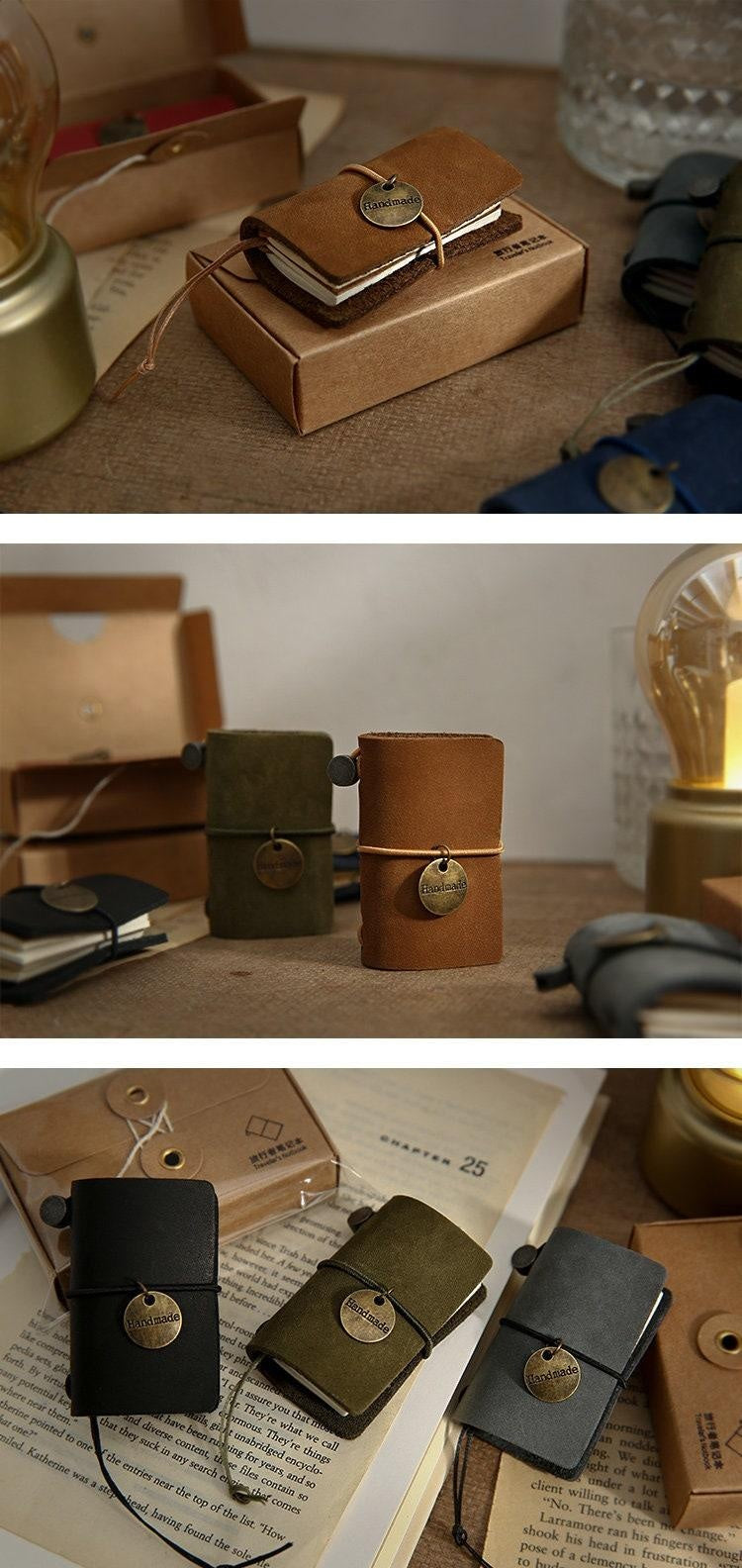 Mini Leather Traveler Notebook