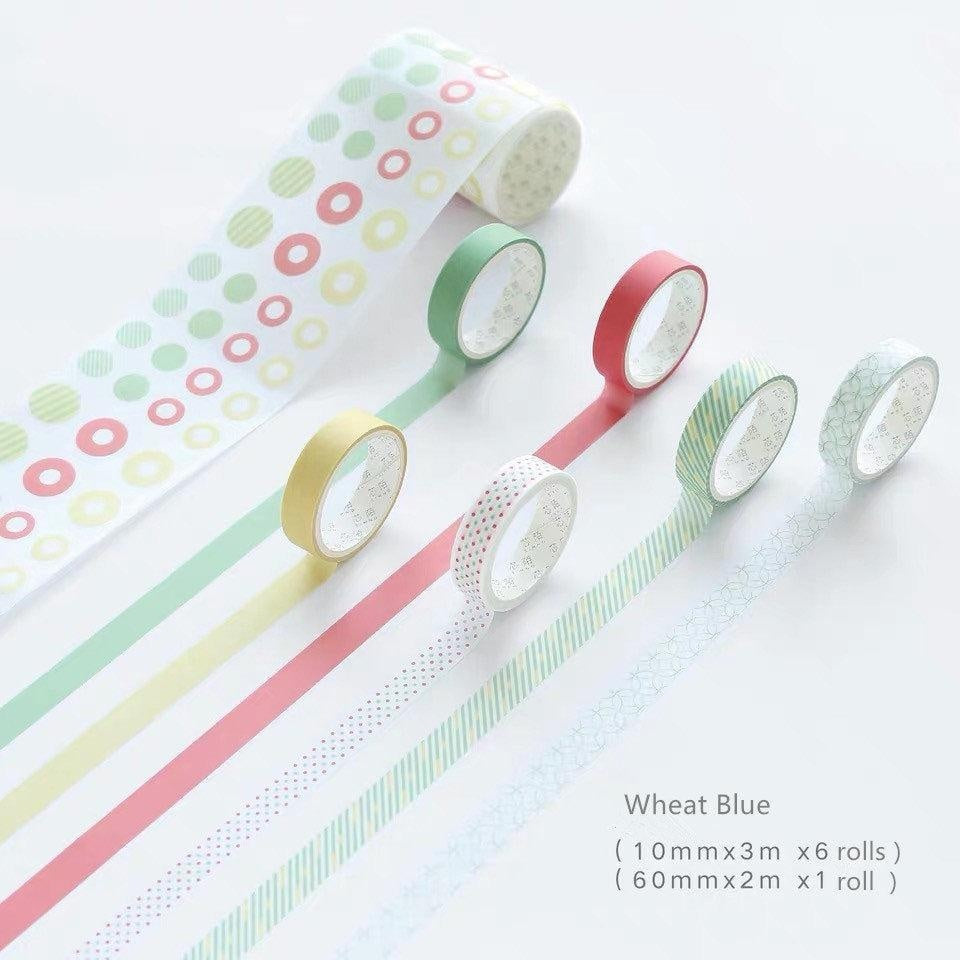 Basic solid color Washi Tape Set