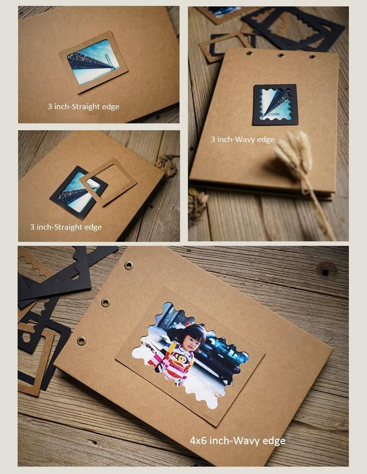 Kraft Paper Photo Frames