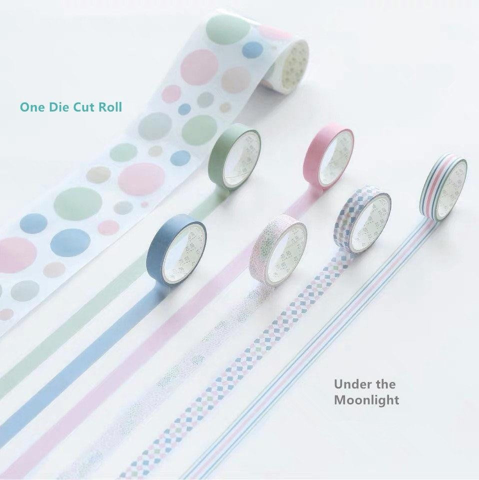 Basic solid color Washi Tape Set
