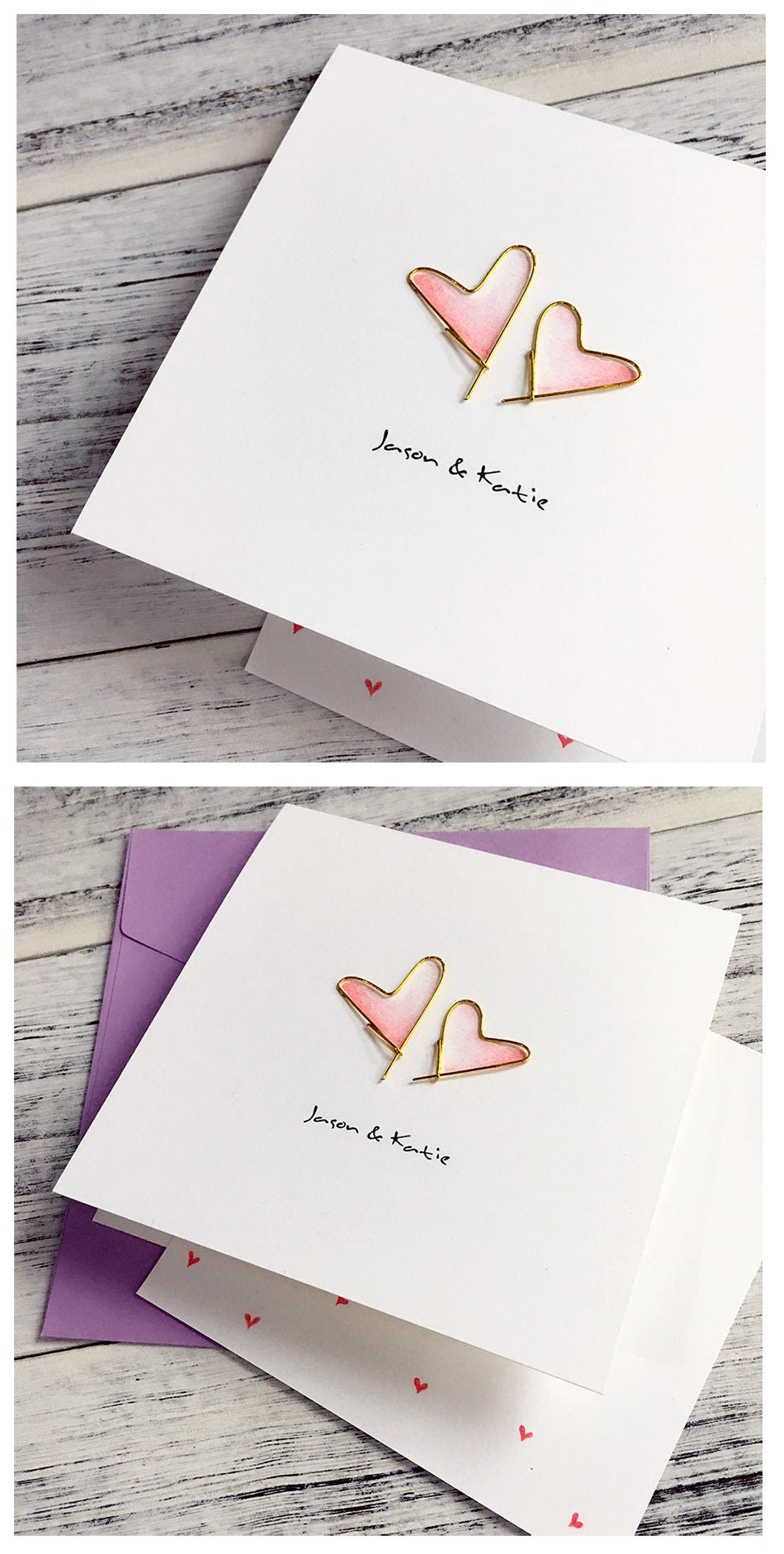 Love & Kiss Cards and Envelopes