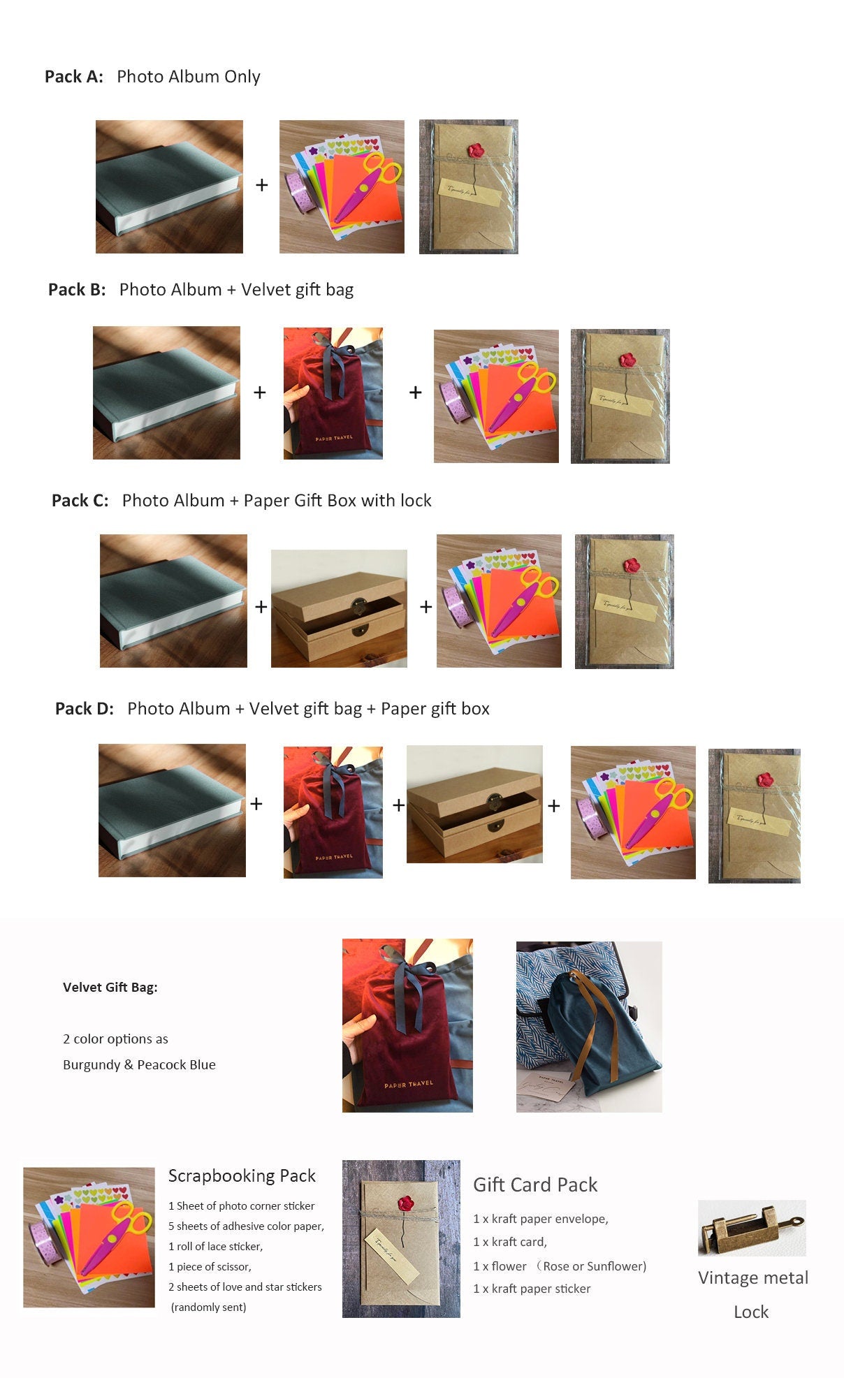 Intax Insert Personalized Instax Mini Photo Album 52 Photos. Minimalist Fujifilm ...