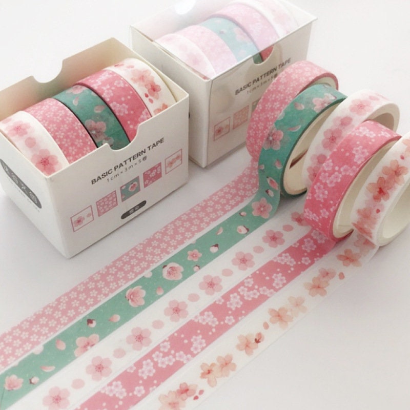 12 Color Basic Color Thin Washi Tape