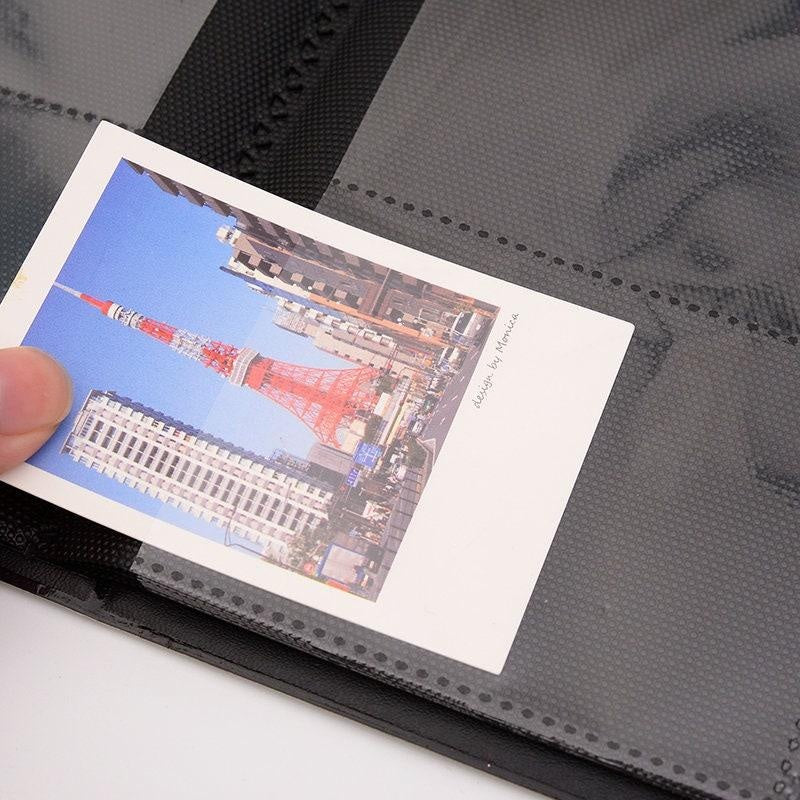 Minimalist Instax Mini Album Simple Fujifilm Instax Photo Album Gray Blue Felt Cover Brown Instant Film Album Memory Moment Album 64 Pockets