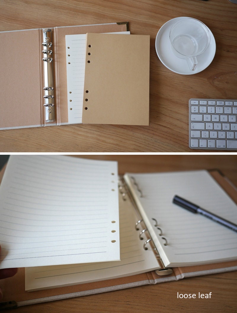 A5 Linen Kraft Cover Notebook Journal
