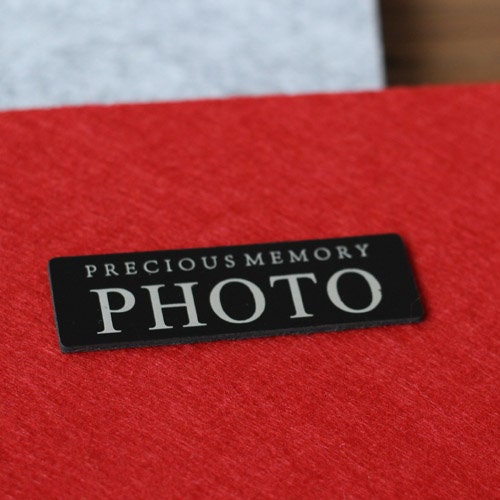 Red Cover Pocket Photo Album Scrapbook 40 Page. Honeymoon Album. Travel Scrapbook. Family Album. Square Photo Memory Book. Anniversary Gift