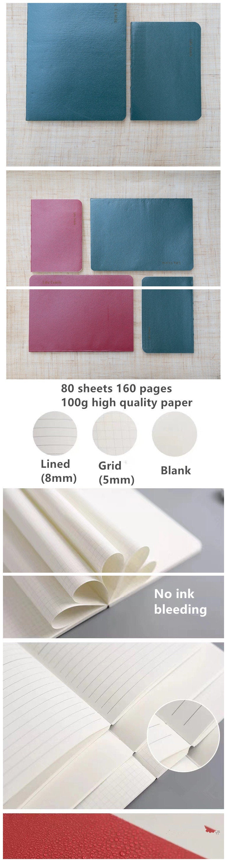 Three-color Cloth Stitching Book Sleeve A5B6A6 Handmade Book Protector Retro Cotton Splicing Book Jacket Literary Notebook Cover Unique Gift