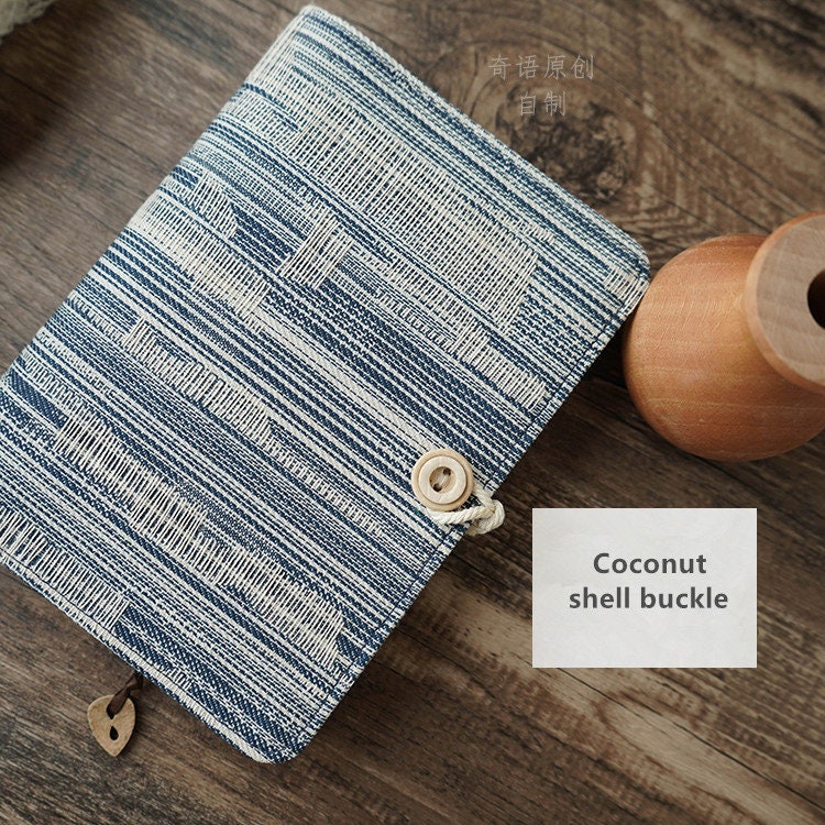 Fabric Denim Handmade Notebook Literary Youth A5 A6 Thread-bound Journal Retro Cloth Travel Notepad Dairy Book Gift for Boys and Girls