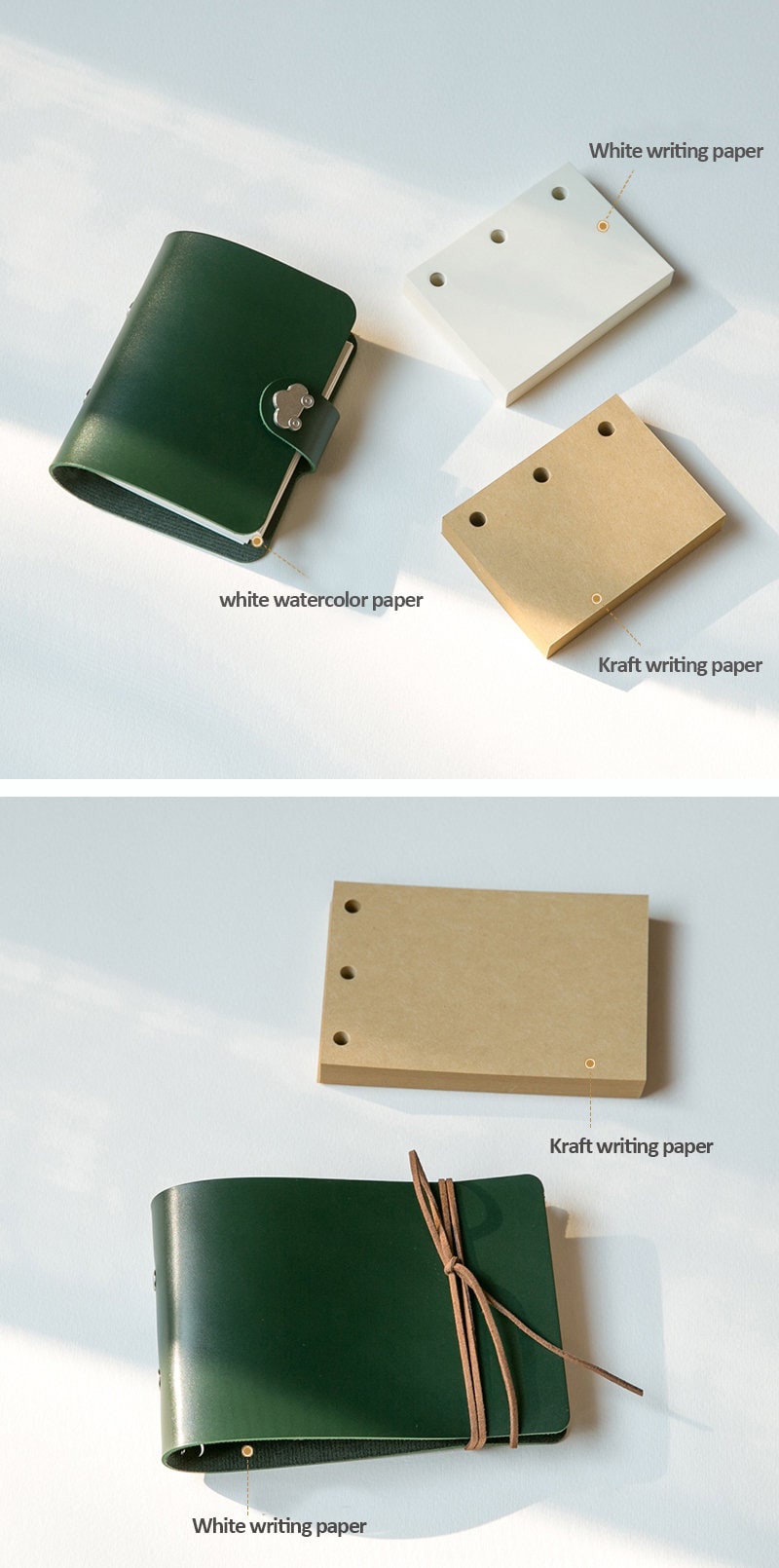 Cute Mini Traveler Notebook PU Cover Loose-leaf Tiny Sketchbook Password Book Pocket Travel Journal Spiral Binder 3 Hole Dairy Paper Refills